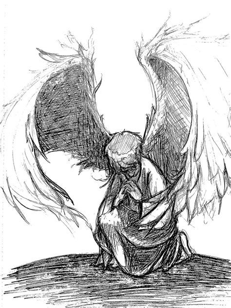 Praying Angel Drawing At Getdrawings Free Download