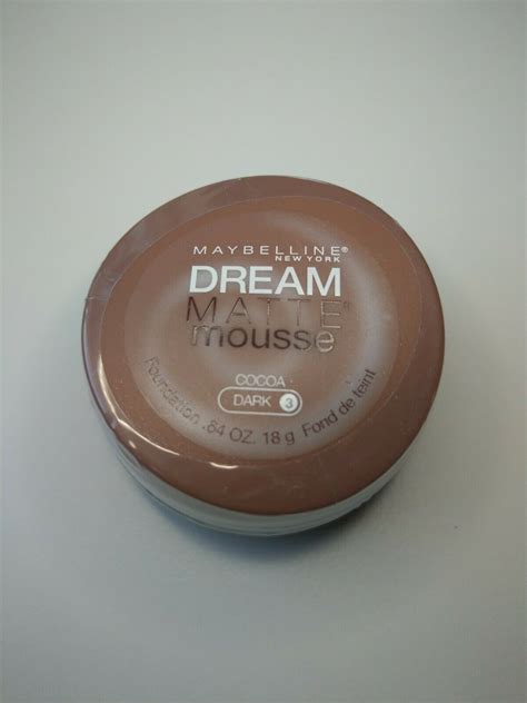 Maybelline Dream Matte Mousse Cocoa Dark 3 New Foundation