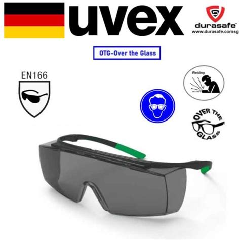 uvex 9169543 super f otg welding safety spectacles durasafe shop