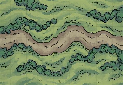 Wild Road 2 Minute Tabletop Fantasy Map Map Dungeon Maps