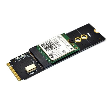 What m2 wifi cards provide the most efficient speed and signal strength in 2021? M.2 Wifi Adapter M.2 M Key to A+E Key Slot Wifi Bluetooth Network Card NGFF NVMe PCI express SSD ...