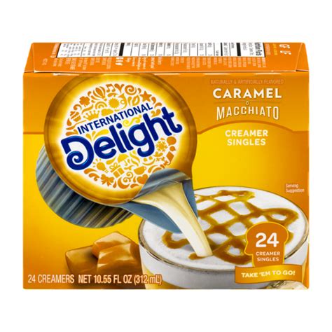 International Delight Caramel Macchiato Coffee Creamer Singles 24 Ct