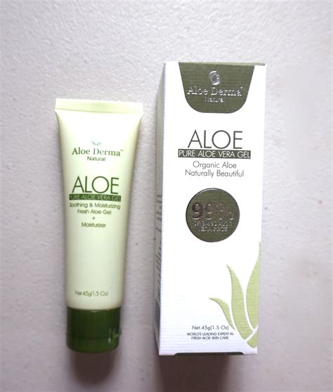 Aloe Derma Aloe Vera Gel Review Uses And Effects