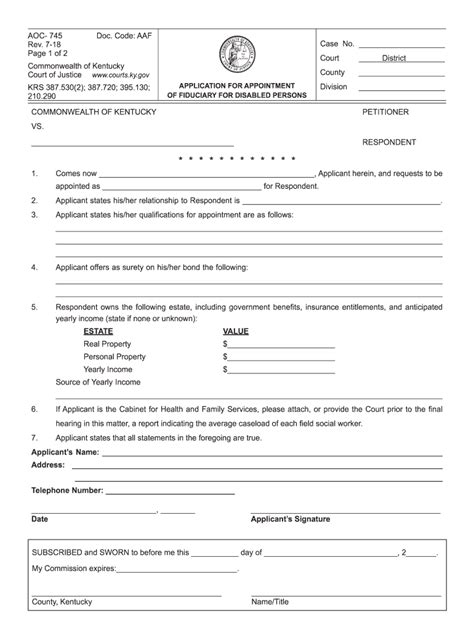 Aoc Forms Fill Out And Sign Online Dochub