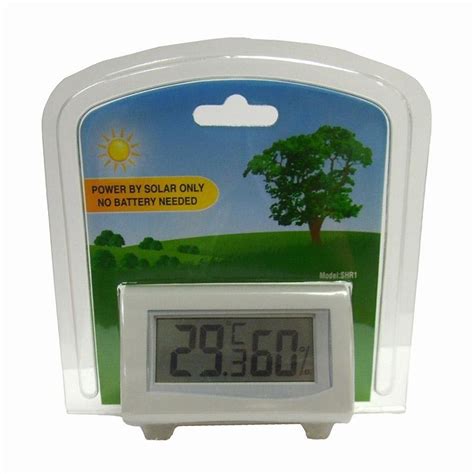 Shr1 Solar Digital Hygrometer Thermometer Cotronic Hong Kong