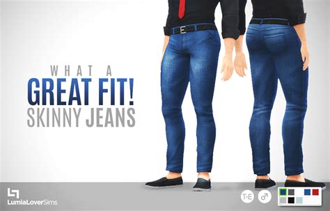 My Sims 4 Blog What A Great Fit Skinny Jeans For Males By Lumialover Sims