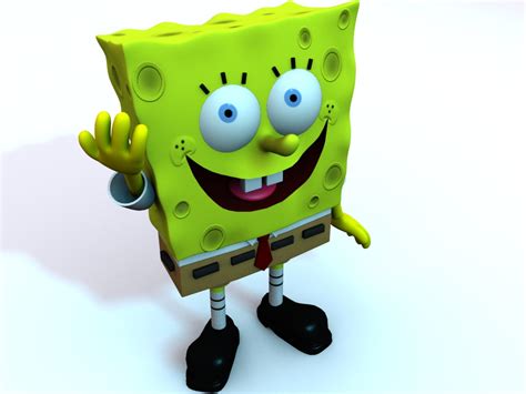 Sponge Bob 3d And 2d Art Sharecg