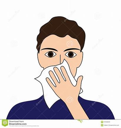 Cough Clip Clipart Taking Sneeze Drawing Cold
