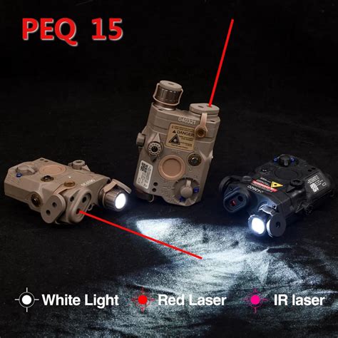Laser Flashlight Rail Laser Airsoft Peq 15 Airsoft Flashlight