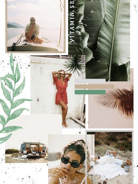 My Summer Moodboard Love Photo Collage Mood Boards Mood Board Design