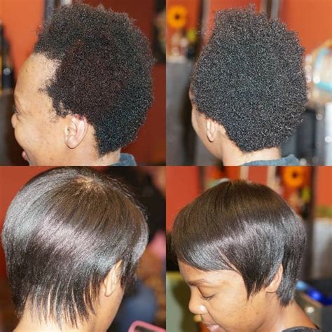2b wavy (medium) can tend to be frizzy and a little resistant to styling. Short Natural Hairstyles for Black Women (May 2018)