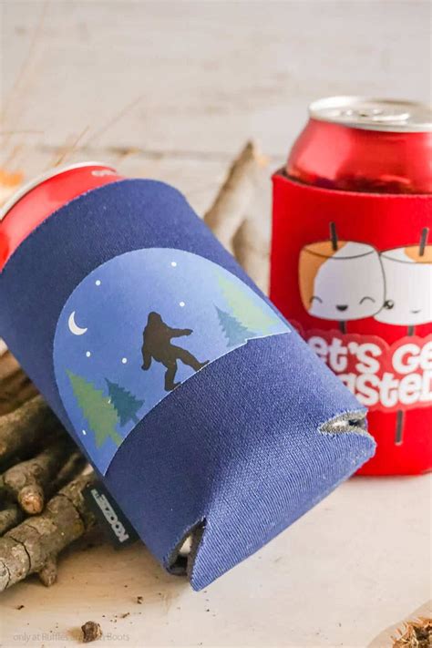 Make These Fun Camping Koozies With The Easypress Mini And Printable