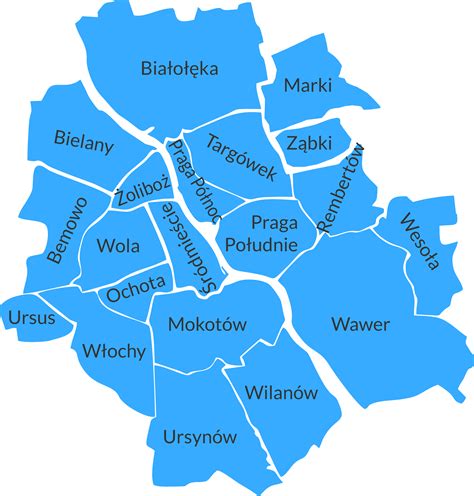 Mapa Warszaway Mapa