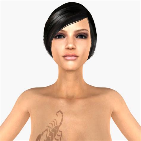 D Blender Nude Models Turbosquid My Xxx Hot Girl