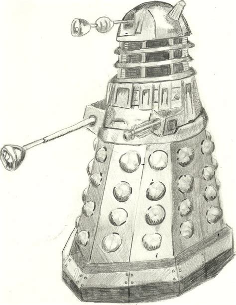 Dalek Sketch At Explore Collection Of Dalek Sketch