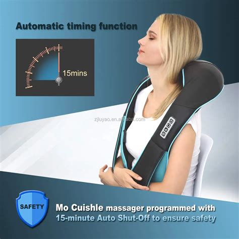 Luyao Shiatsu Massage Belt Back Neck And Shoulder Massager With Heat Buy Neck Shoulder