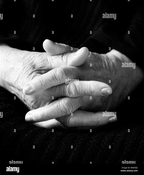 Elder Aged Black And White Stock Photos And Images Alamy