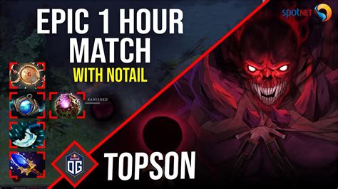 Topson Shadow Demon Epic 1 Hour Match Dota 2 Pro Players Gameplay