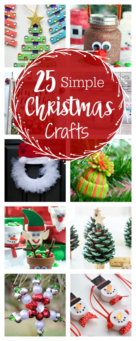 25 Cute And Simple Christmas Crafts For Everyone Crazy
