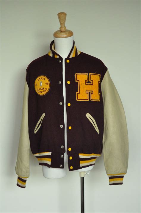 Wow Sale Vintage Men 90s American College Varsity Letterman Jacket