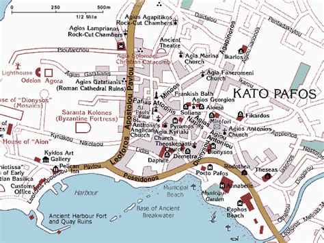 Paphos Map Lrg 