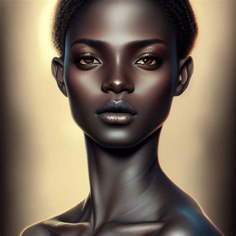Hyper Detailed 4k Dark Skin Woman · Creative Fabrica