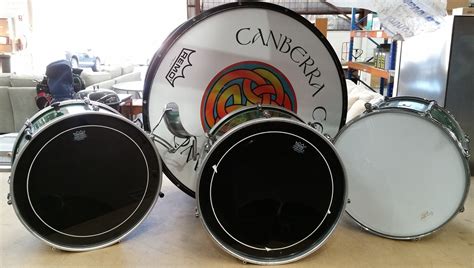 Set Of 4 Marching Band Drums Lot 1005013 Allbids