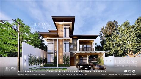 Loj Residence 200 Sqm House Design 250 Sqm Lot Tier One