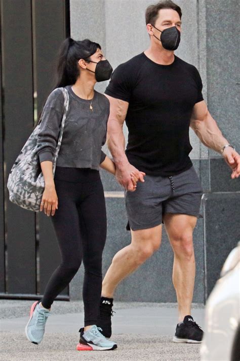 John Cena And Wife Shay Shariatzadeh Hold Hands During Romantic Stroll In
