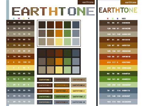 Earth Tone Colors Palette Color Schemes Earth Tone Colors Earth