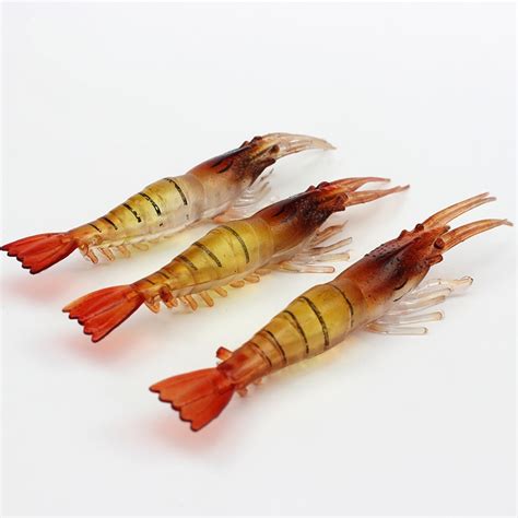 5pcslot Shrimp Soft Lure 10cm35g Fishing Artificial Bait Soft