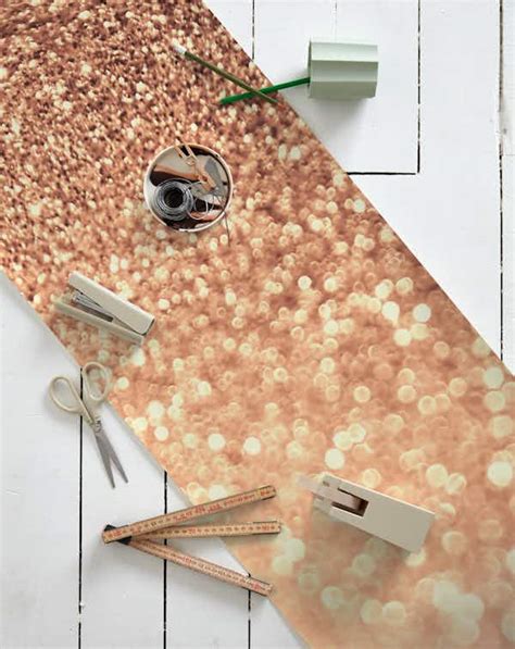 Copper Metal Glitter Surface Wallpaper Happywall