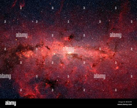 The Center Of The Milky Way Galaxy Stock Photo Alamy