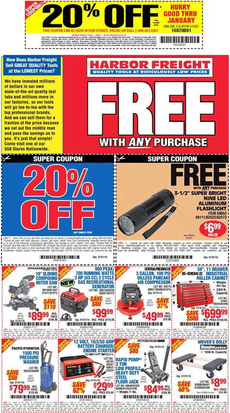Harbor freight 30 percent coupons printable. Harbor Freight August 2020 Coupons and Promo Codes 🛒