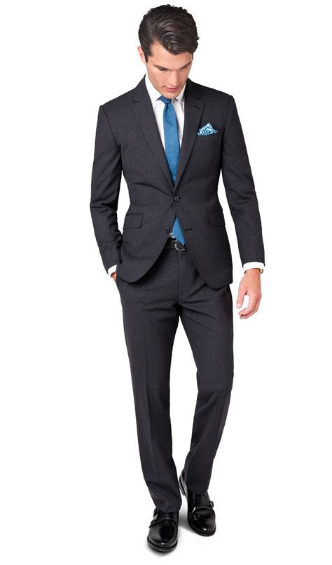 For your request mens dress suits near me we found several interesting places. Woolwich Charcoal Slim Fit Infinity Suit | Suits, Slim fit ...