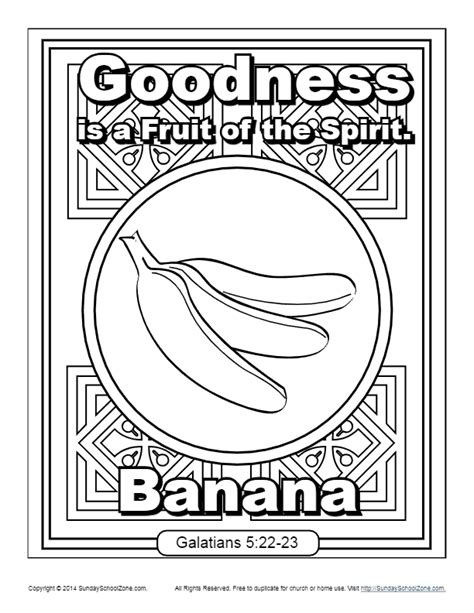 My kids (6, 5, and 3) enjoyed coloring this cute page! Fruit of the Spirit for Kids | Goodness Coloring Page