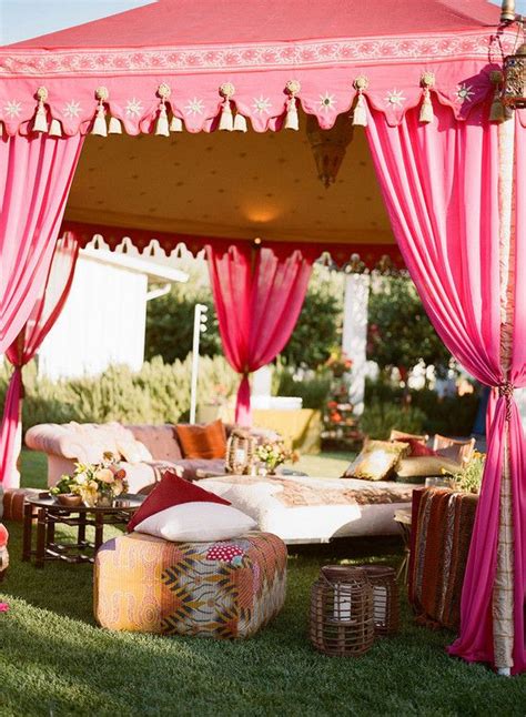 Outdoor Indian Wedding Tent Decorations