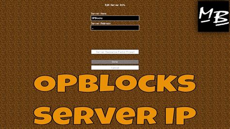 Check spelling or type a new query. Minecraft OPBlocks Server IP Address > BENISNOUS