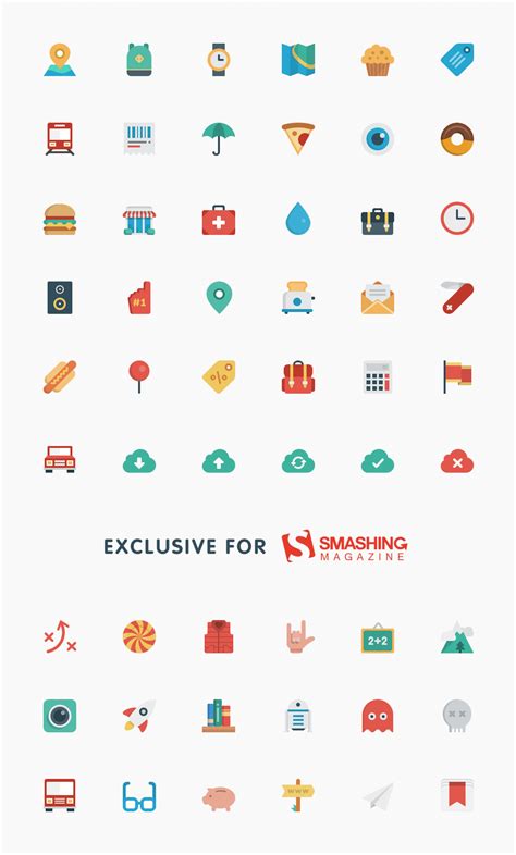 54 Colorful Small Icons Introducing The Smallicons Freebie
