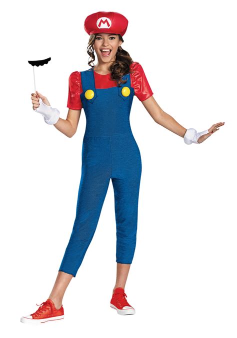 Tween Girls Mario Costume Girls Video Game Costume