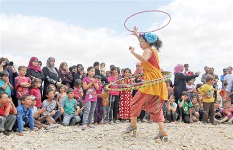 For Syrias Displaced Children Clowns Know Laughing Matters The Dispatch