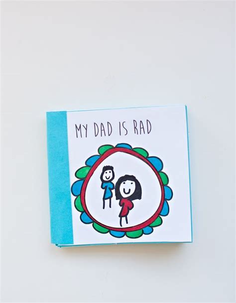 Kid Made Free Printable Fathers Day Book Fathers Day Crafts Father