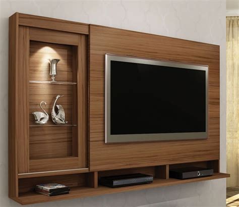 Wall Mounted Lcd Tv Showcase Designs Decoration Ideas