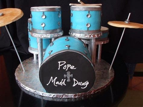 Drum Set Cake Pictures Grooms Cake Cake Designs