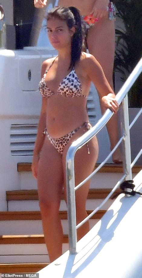 Cristiano Ronaldo S Girlfriend Georgina Rodriguez Shows Off Her Sensational Figure In St Tropez