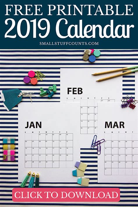 Searching the catholic calendar of 2020 and want to know about catholic holidays 2020, visit here. Free Printable 2019 Calendar You Can Print At Home - Small ...