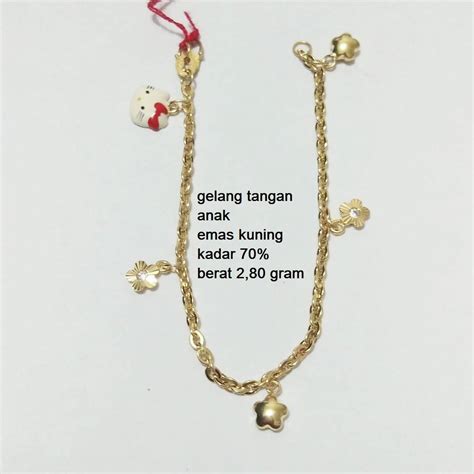 We did not find results for: Jual gelang tangan anak emas kuning kadar 70 persen MP di ...