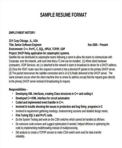 You can use this article as a guide to help you with your engineering job interview. 55+ Engineering Resume Samples - PDF, DOC | Free & Premium ...
