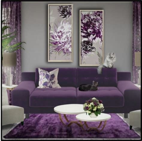 Fashionsafford Purple Living Room Living Room Design