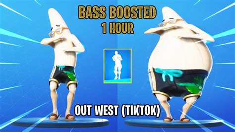 Out West Dance Bass Boosted 1 Hour Fortnite Youtube